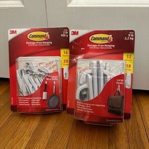 Command Damage-Free Hanging Hooks - White Bundle